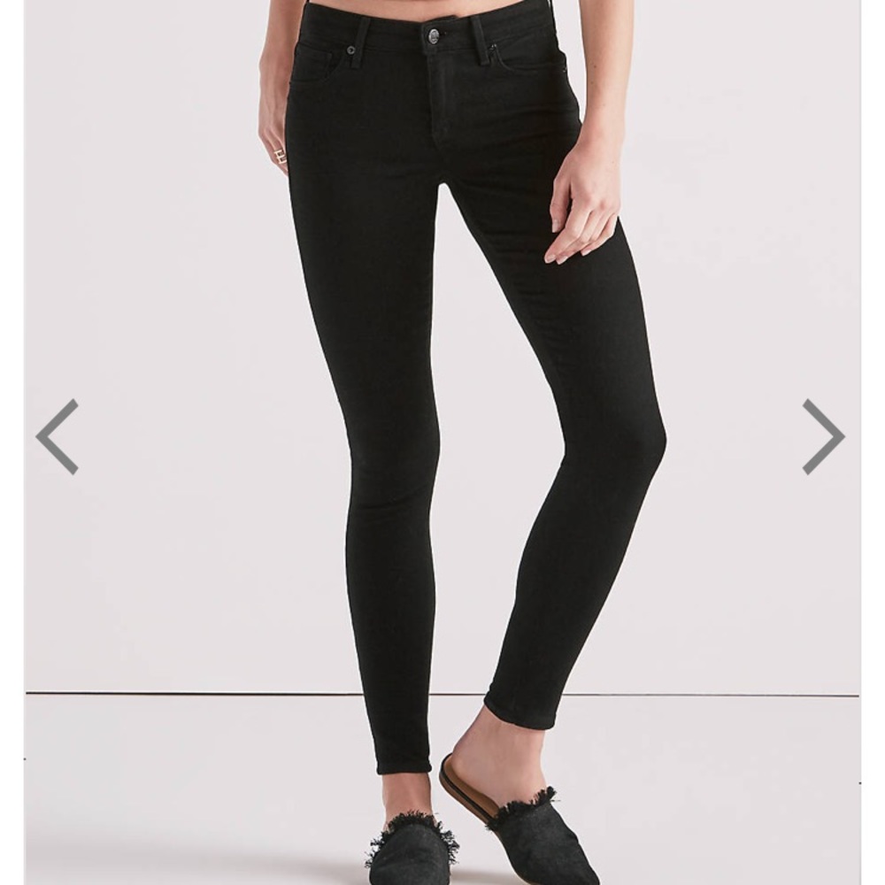 Lucky brand Ava black skinny jeans